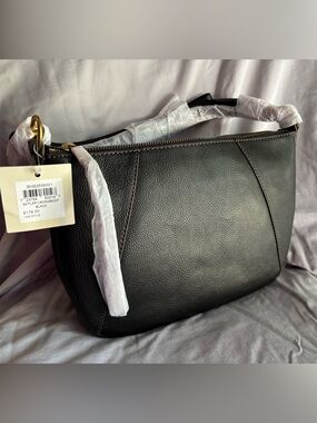 Fossil Skylar Crossbody leather bag-black